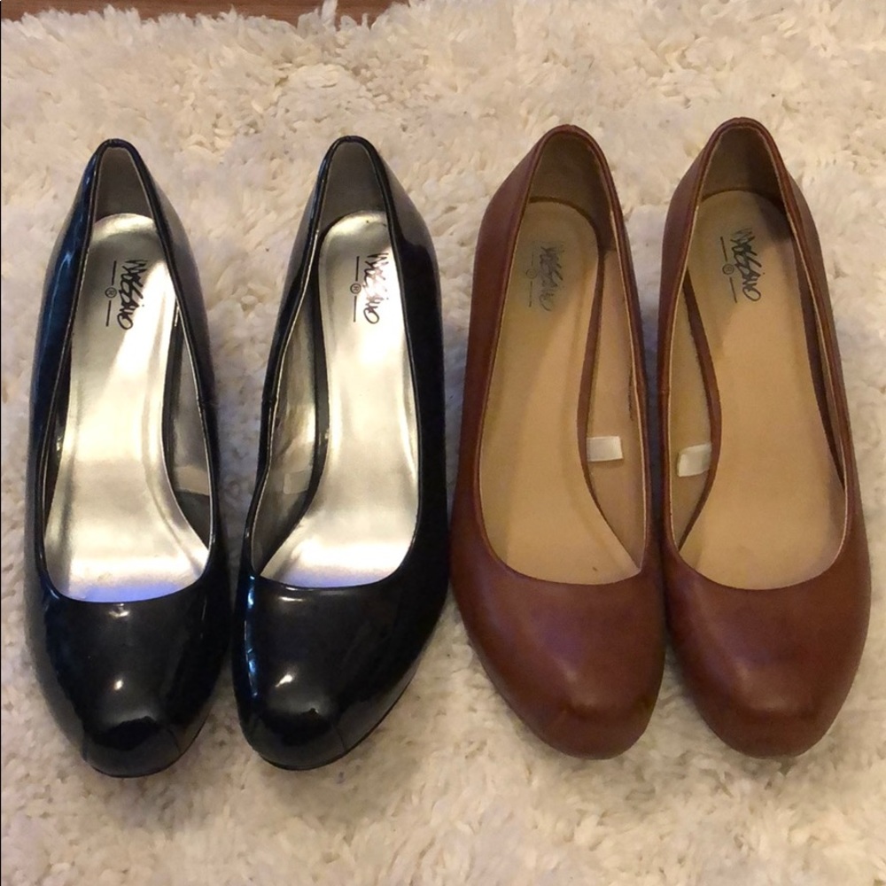 2 pairs of Target brand heels, one brand new!